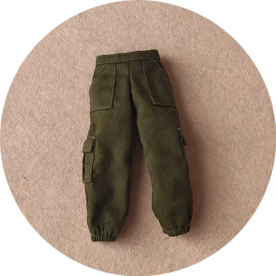 1/6 Комбинезоны для кукол Blyth брюки Blyth клетчатое пальто Blyth одежда(подходит для blyth, azone, ob24, Lai, mmk, ICY, кукла 1/6 - Цвет: navy green