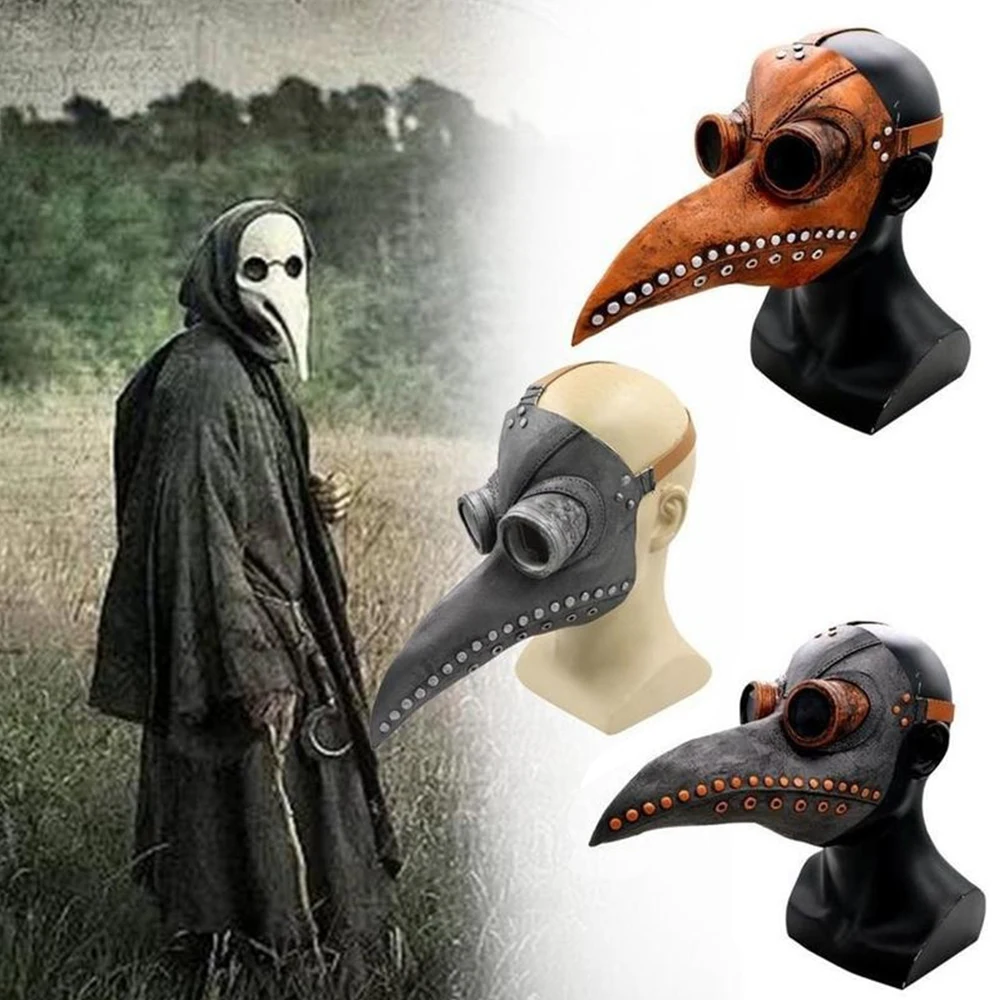 Смешные стимпанк чума DoctorBird Маска латекс панк страшный ужас косплей маска