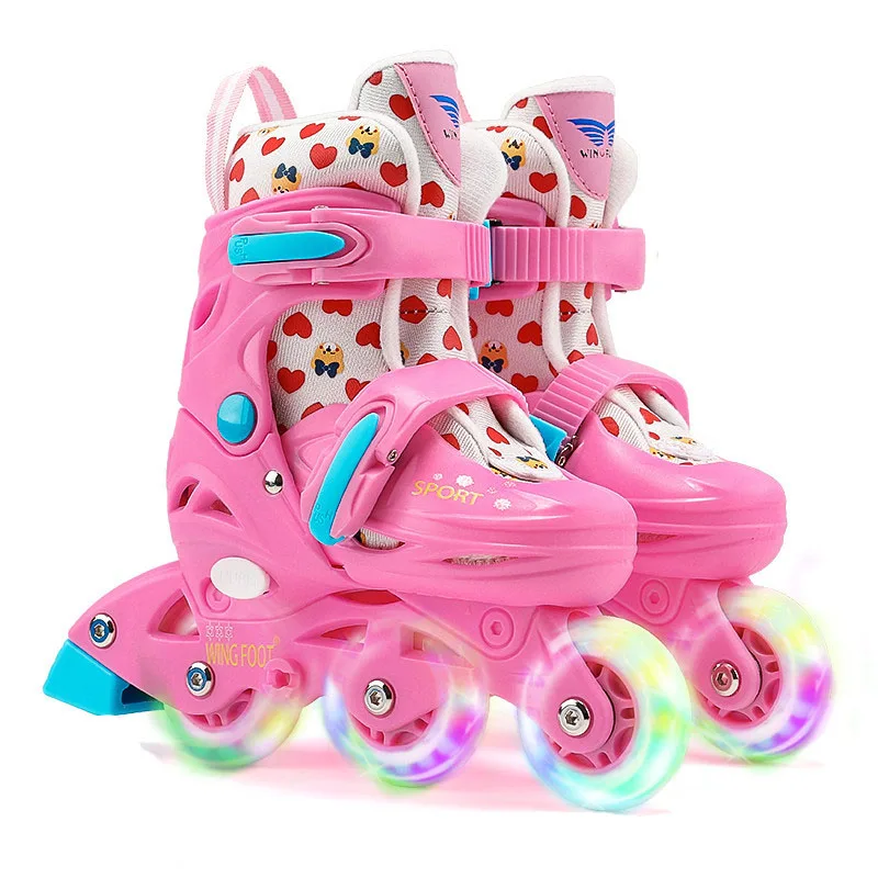 Высококачественные детские костюмы для начинающих двухрядные ролики роликовые