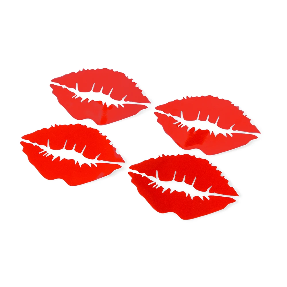 

Red sexy lips 9.5cmx6.5cm Car-Sticker Automobiles Motorcycles Window Bumper Laptop Vinyl Decal PVC Decorative Goods