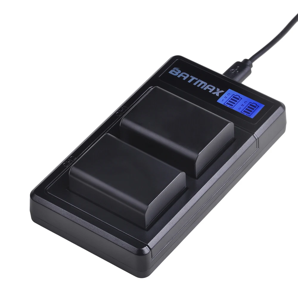 1 шт. 2000 мАч NP-FW50 NPFW50 батарея для камеры + новейший ЖК-дисплей USB двойное зарядное