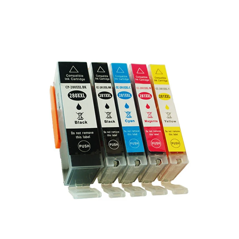 

einkshop PGI-280 CLI-281 PGI280 Ink Cartridge For Canon PGI 280 CLI 281 CLI281 PIXMA TR7520 TR8520 TS6120 TS8120 TS9120 printer