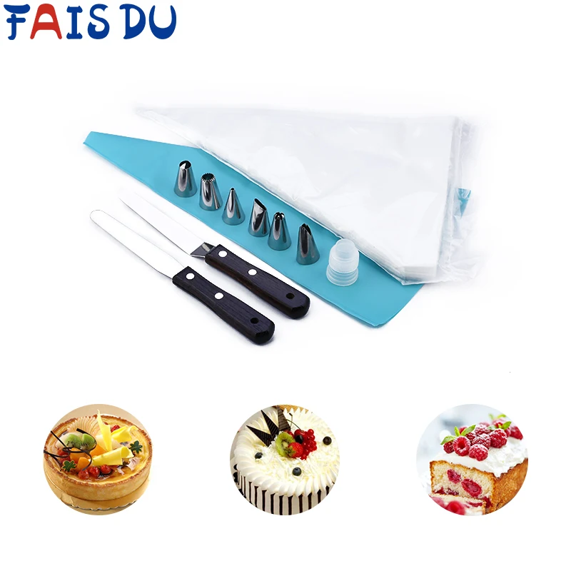 Сделай сам кондитерские мешки с глазурью и кремом насадка из нержавеющей стали