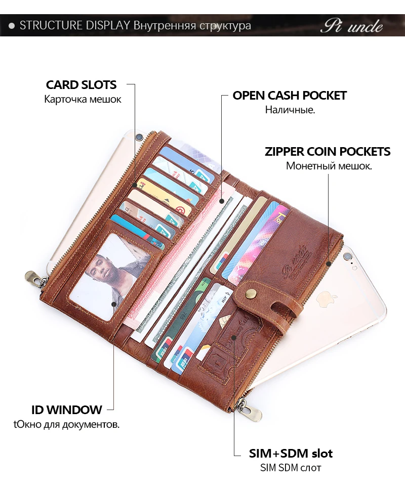 Новинка 2019 дизайнерский кожаный мужской кошелек короткий деловой удобный