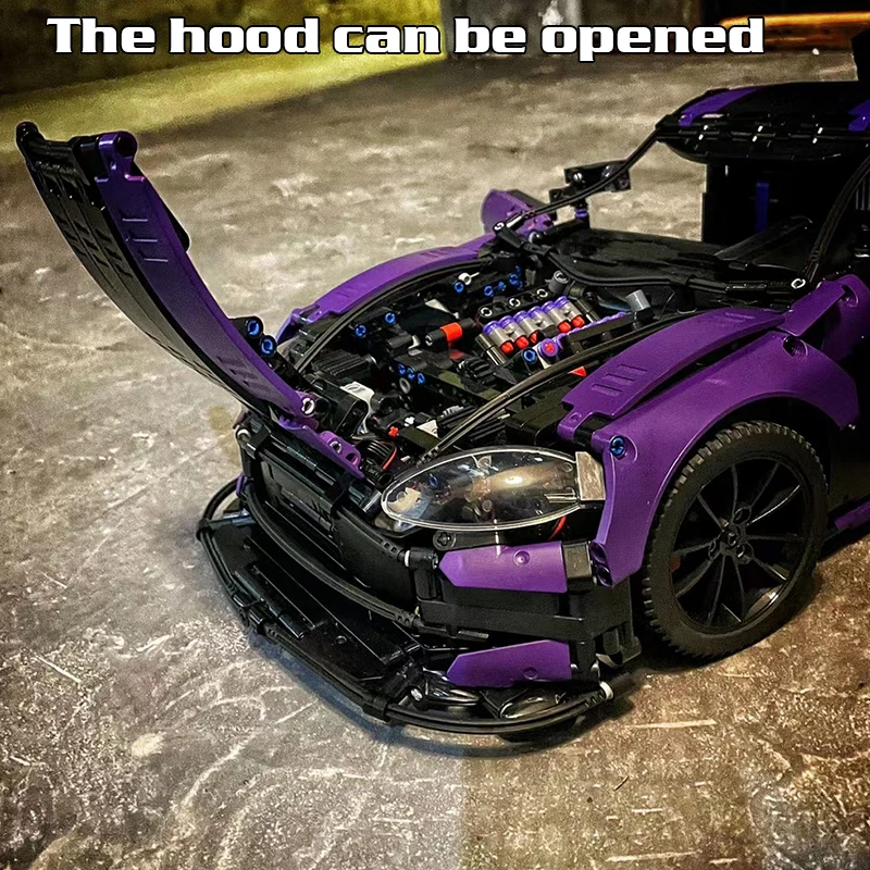 

High tech Expert Famous Super Speed Car Building Blocks Sport Racing Car Static Model Bricks Toys Birthday Gift For Children