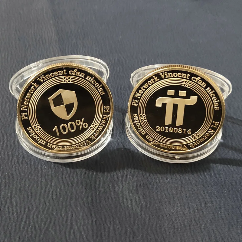 

Pi Gold Cryptocurrency 1pac Collectible Silver Plated Crypto Coin Collection Art Commemorative Bticoin Home Decor Souvenir Gift