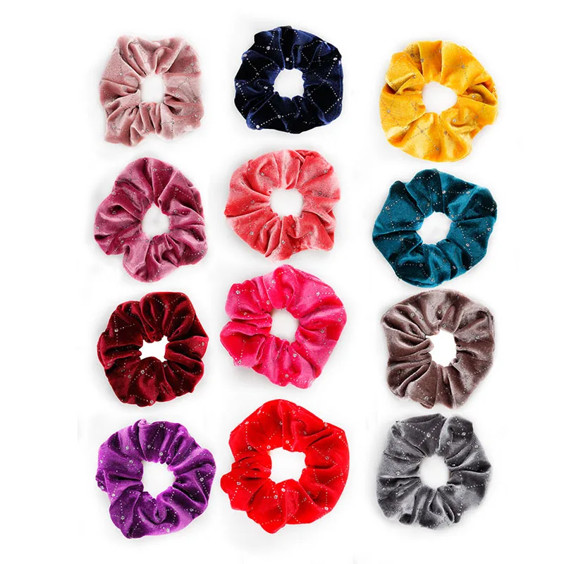 Бархатные резинки для волос женщин и девушек эластичные аксессуары резинка