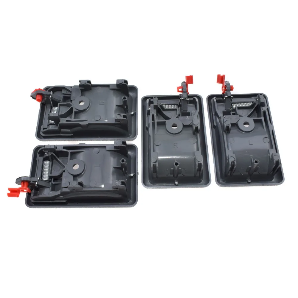 ISANCE 4 шт. серая внутренняя ручка двери левый и правый набор TO1352105 TO1353105 для Toyota Corolla