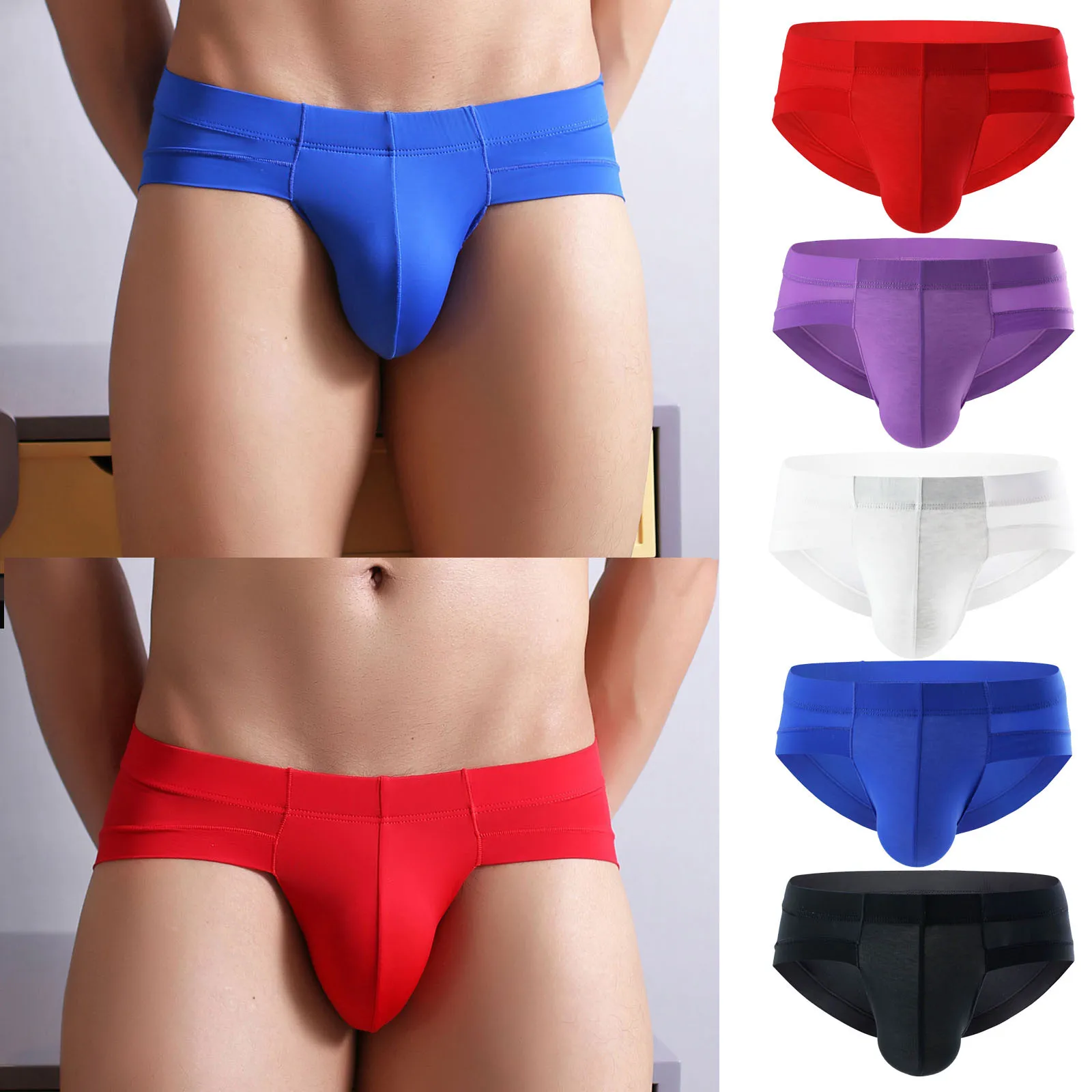

Male Underwear Sexy briefs men thong Soft Underpants g string homme cueca gay panties slip man bulge tanga hombre men's briefs