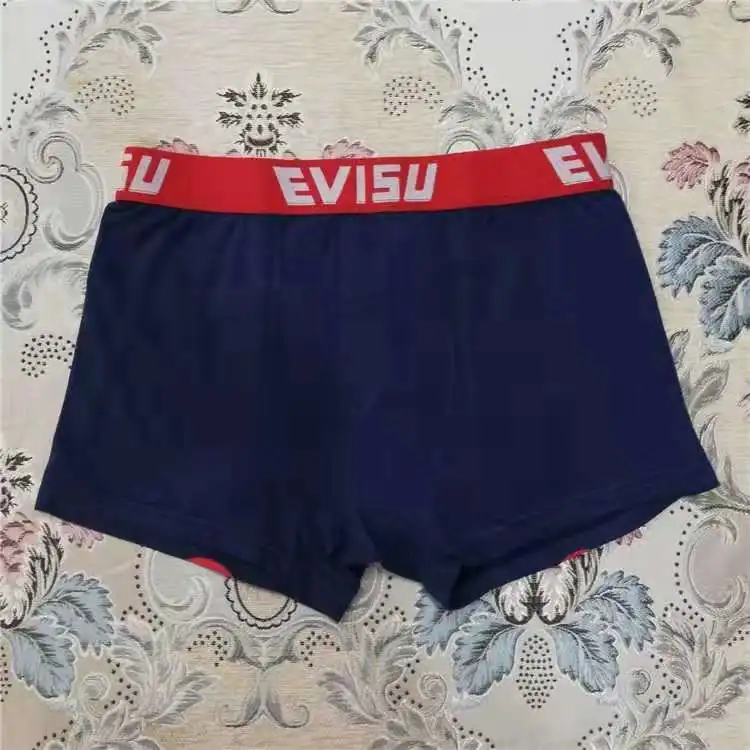 Новые полки Аутентичные Evisu повседневные мужские Tide бренд-Боксер Дышащие Боксеры хлопок печати мода боксер короткий жилет