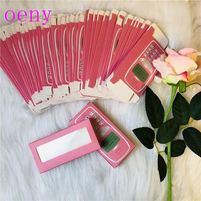 

NEW 25mm Rectangle Cardboard Box False without Logo Cosmetic Empty Eyelash Packaging Box