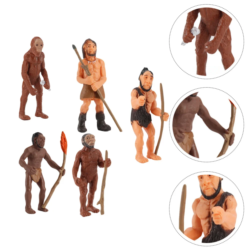 

1Set Human Evolution Funny Primitive Model Creative Children Plaything