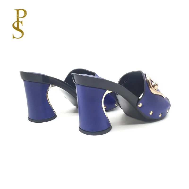 Женские босоножки на высоком каблуке разноцветные с блестками открытым носком |