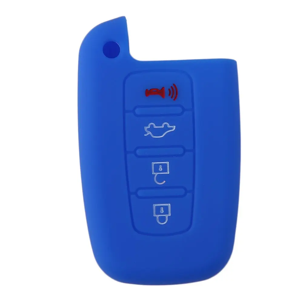 2 цвета силиконовый чехол для автомобильного ключа искусственный HYUNDAI SantaFe IX45 4