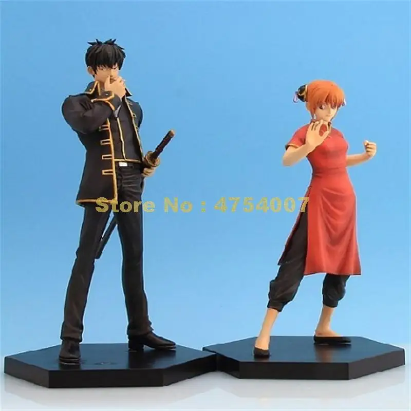 Аниме гинтама Серебряная душа kagura hijikata toushirou ПВХ фигурка Коллекционная модель 16