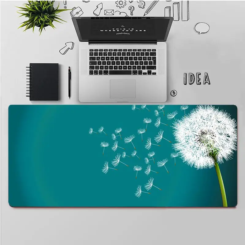

FHNBLJ Dandelion blowing in the wind Silicone large small Pad to Mouse Game Free Shipping Large Mouse Pad Keyboards Mat