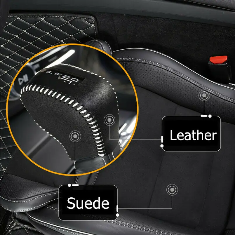 1 шт. натуральная кожа коробка скоростей накладка на рычаг для VOLVO XC60