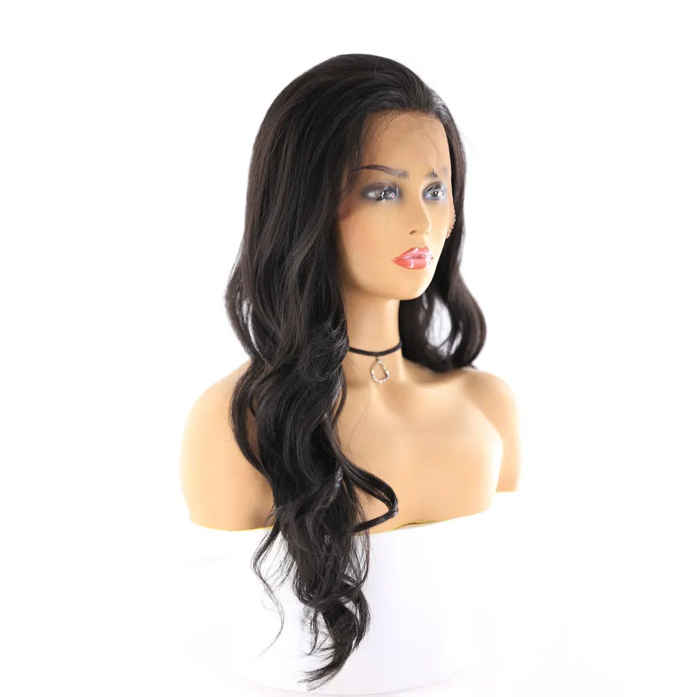 Синтетические кружевные передние парики с детскими волосами X TRESS натуральный