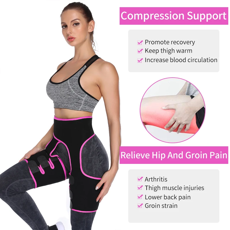 Thigh Trimmer Leg Shapers Slimming Belt Waist Trainer body shaper Sweat Shapewear Fat Burning girdles for women tummy shaper