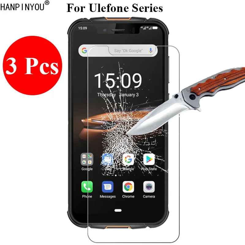 Новое закаленное стекло 3 шт./лот 9H 2.5D Защита экрана для Ulefone Armor 5 5s 6S 6E Power 3L 6 Note 7 X