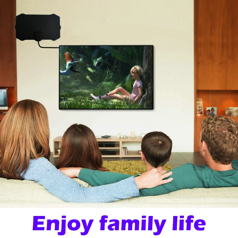 Цифровая HD ТВ антенна CERXUS поддержка 4K 1080P VHF UHF DVB-T2 Freeview бесплатные местные каналы