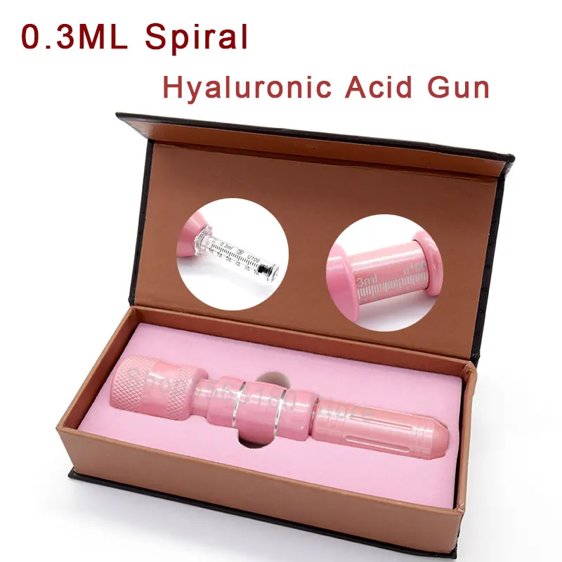 Розовая гиалуроновая ручка неинвазивный небулайзер наполнитель для губ