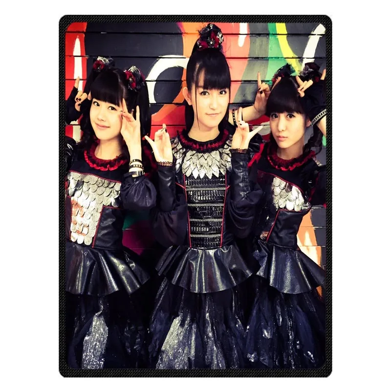 Бархатное покрывало Babymetal с узором мягкое плюшевое одеяло на заказ зимнее теплое