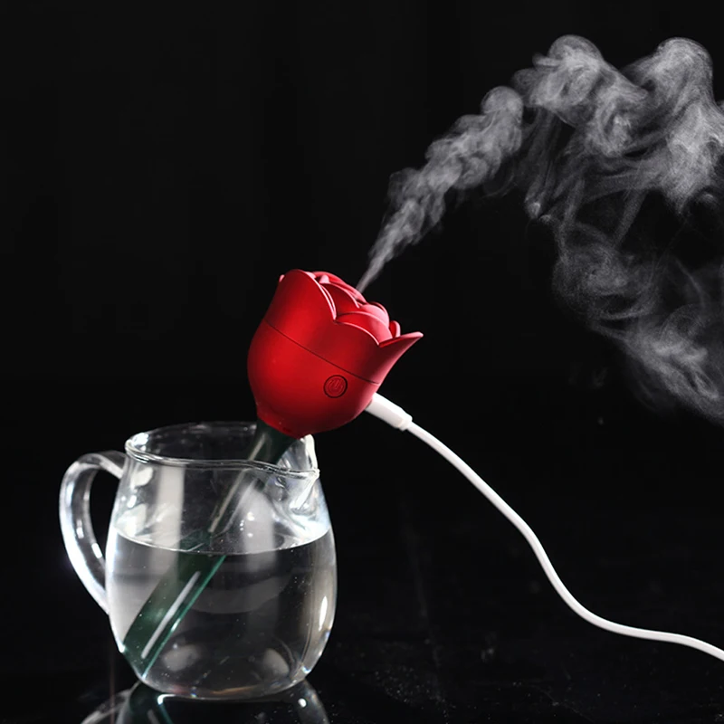 

Mini Rose Flower USB Humidifier Air Purifier Aroma Diffuser Atomizer Office Home MOLF