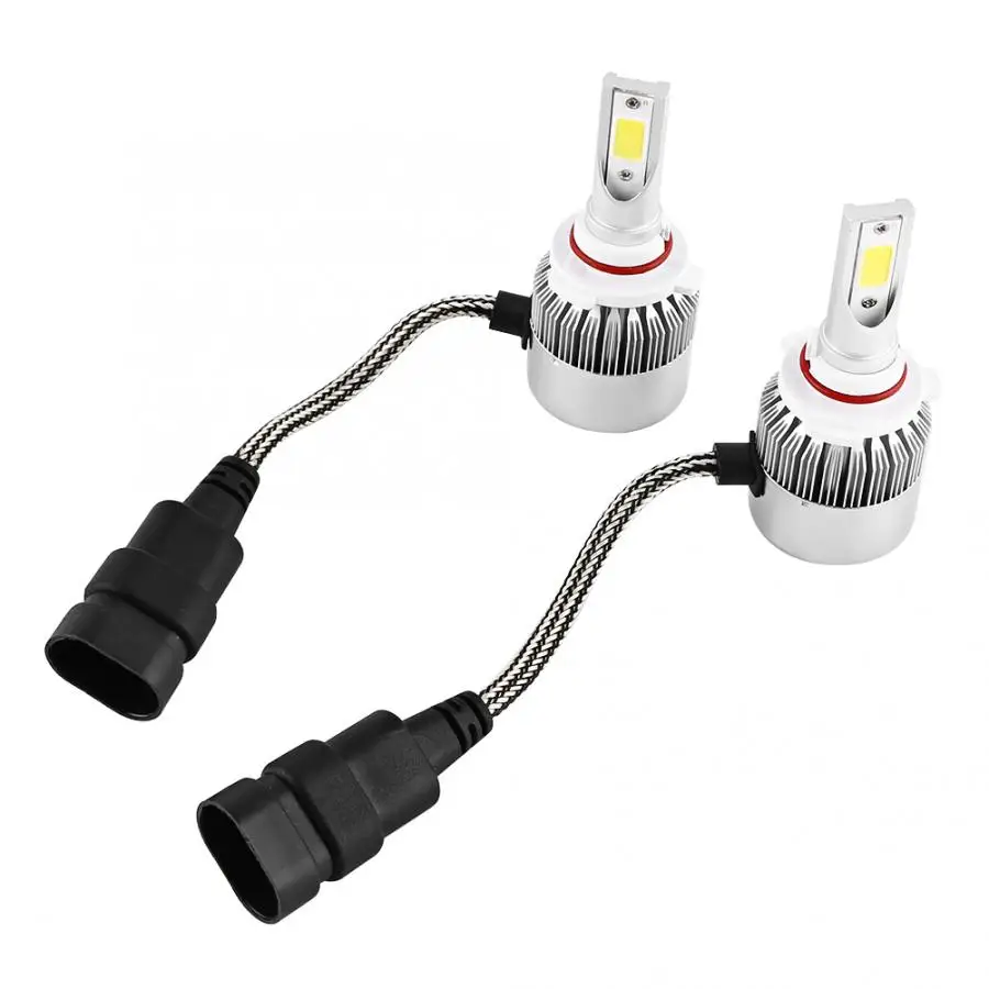 2 шт. H4, H7, H8/H9/H11, 880/881/H27, 9005(HB3, H10) C9 55 Вт 9 V-30 V 4600 световой поток галобный фонарь COB фары для автомобиля