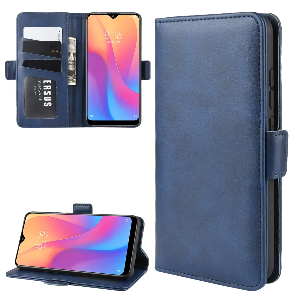 Чехол для Xiaomi Redmi 8A деловой ударопрочный кожаный чехол телефона 8 кошелек бампер |