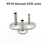 kf16 vacuum clamp joint kf flange to vcr joint 304 stainless steel ferrule vacuum joint connector