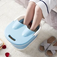 folding foot bath thickened massage foot bath bucket plastic foot bath bucket household adult foot bath