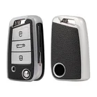 Мягкий ТПУ чехол для автомобильного ключа с дистанционным управлением для Volkswagen VW Golf 7 MK7 GTI для Skoda Octavia A7 Seat Ibiza Leon FR 2 Aztec Altea Shell
