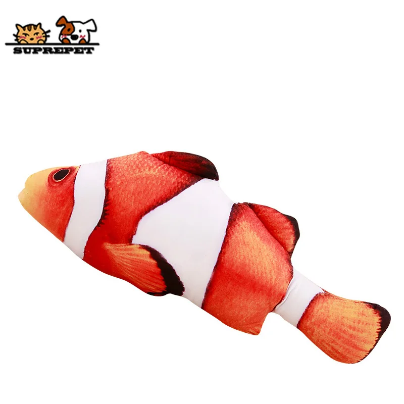7 SUPREPET кошка зубная щетка кошка мягкая плюшевая 3D игрушка в форме рыбы кошачья мята игрушки имитация рыбы интерактивный подарок аксессуары для домашних животных - Цвет: 7