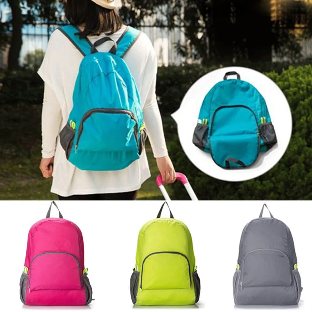 

Travel Backpack Lightweight Sports Folding Bag Pack Travel Collapsible Bag Foldable Backpack Portable Camping Hiking School Bag