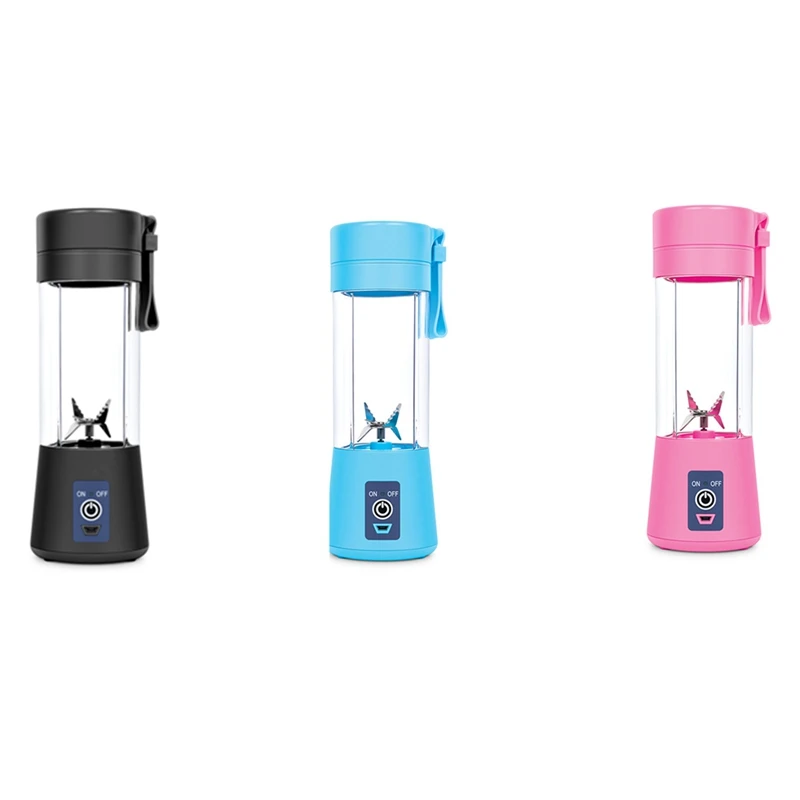

Portable Personal Mini Smoothie Blender Small Kitchen Juicer Cup with USB Rechargeable Single Fruit Milkshake
