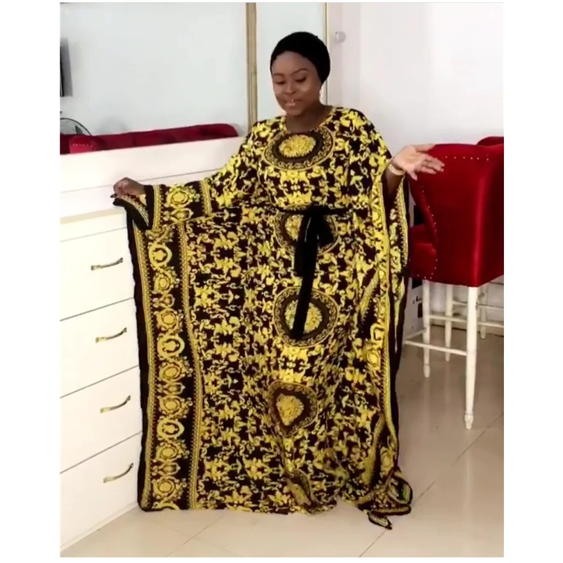 Женское платье в полоску длинное эластичное с коротким рукавом и принтом обхват