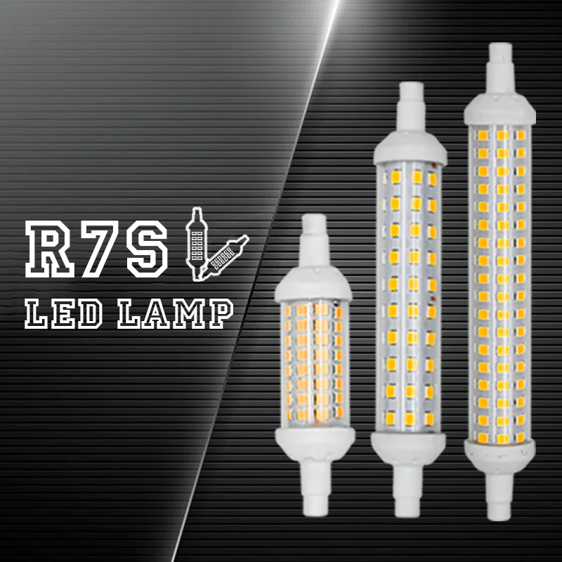 Светодиодная лампа R7S 78 мм 118 135 6 Вт 9 12 220 В 240 | Лампы и освещение