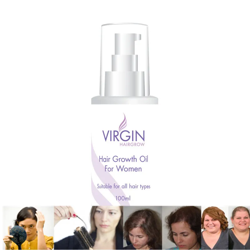 

VIRGIN FOR WOMEN HAIR GROWTH OIL THICKER ANTI DANDRUFF GLOSSY LONG HAIR