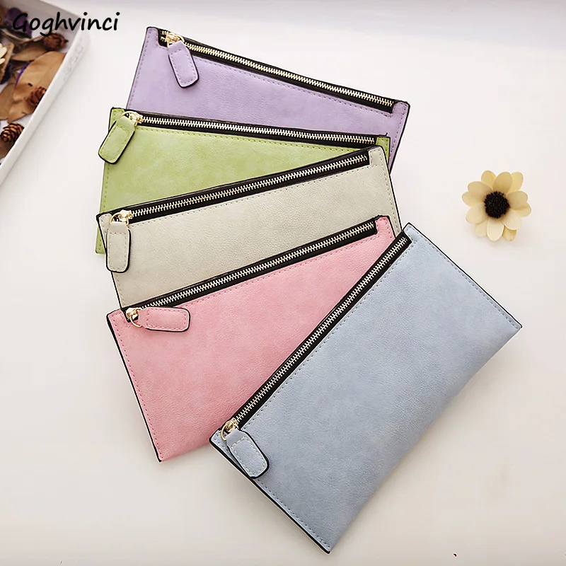 

Clutches Women Cash Card All-match Various Colors Leisure Clutch Simple Korean Style Multi-function Chic Fresh Students Harajuku