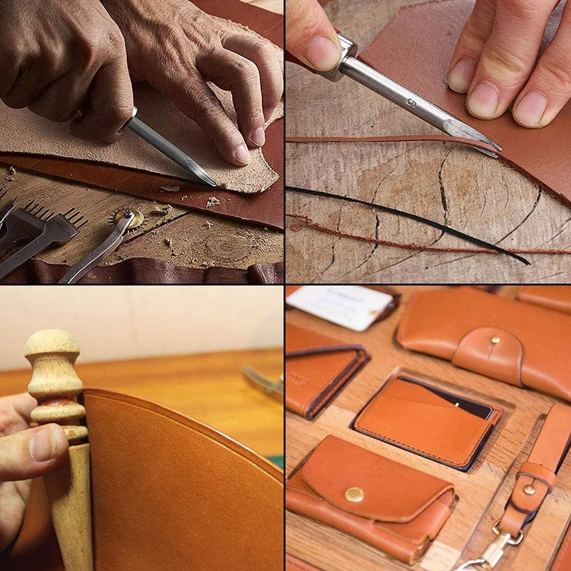 Новинка-3 шт. кожаный кромкорезчик Сделай Сам Кожа ремесло резка скошенная кожа