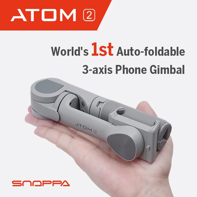 Карданный подвес Snoppa ATOM 2 для смартфонов iPhone, Huawei, Samsung, Xiaomi, gopro