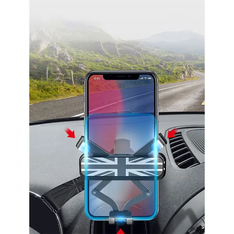 wireless charging car phone holder universal automatic charger gravity stand for mini cooper s f54 f55 f56 f60 auto accessories free global shipping