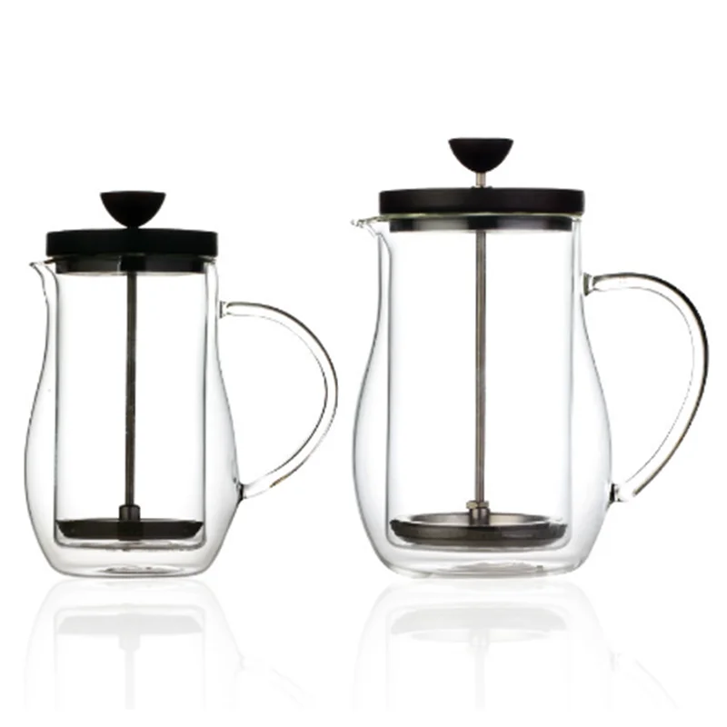 Френч-пресс для кофе термостойкий с двойным остеклением 350/600 мл | Дом и сад