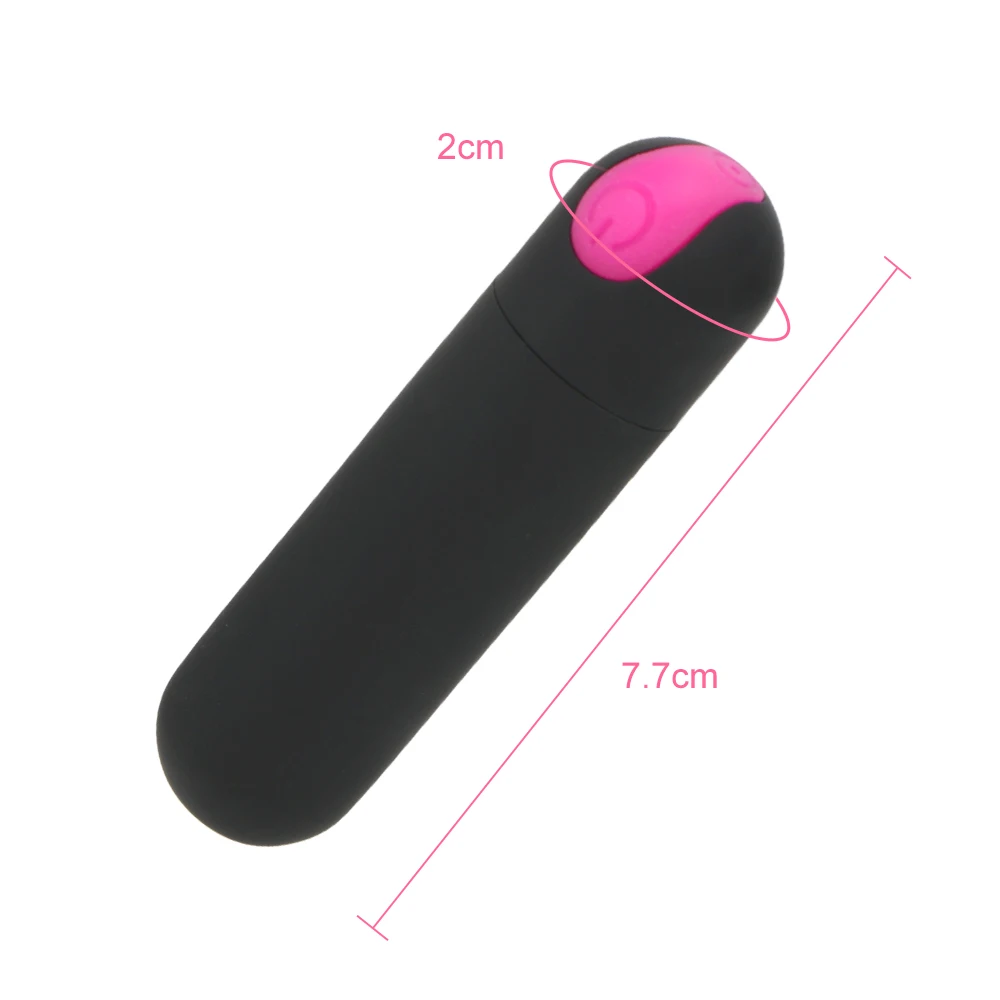 USB Rechargeable Mini Bullet Vibrator Strong Vibration G-spot Massager 10 Speed Powerful Sex Toys for Women | Красота и здоровье