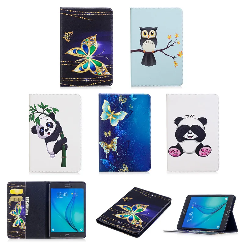 Чехол кошелек для планшета Samsung galaxy Tab A 8 T350 T351 T355 P350 силиконовый чехол из