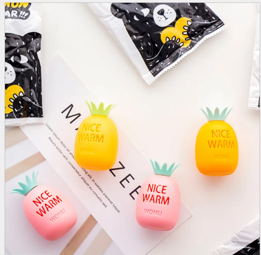 Самонагревающийся милый ананас рука согревающий яйцо зима с карманами мини