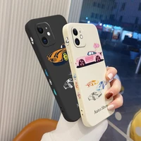 blue car shockproof liquid silicone case for iphone 12 11 pro max x xr xs max se2020 8 7 6 6s plus phone back cover case coque