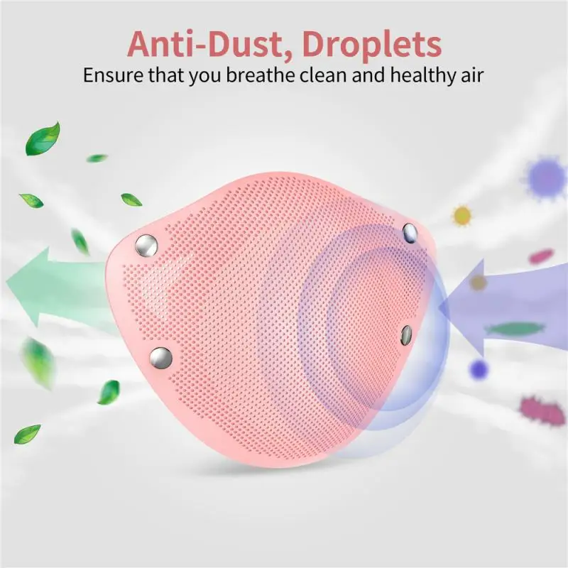 

Filter mask PM 2.5 Activated Carbon Face Mask Cotton Dustproof Reusable children adult silicone Sport Training Black Respirator