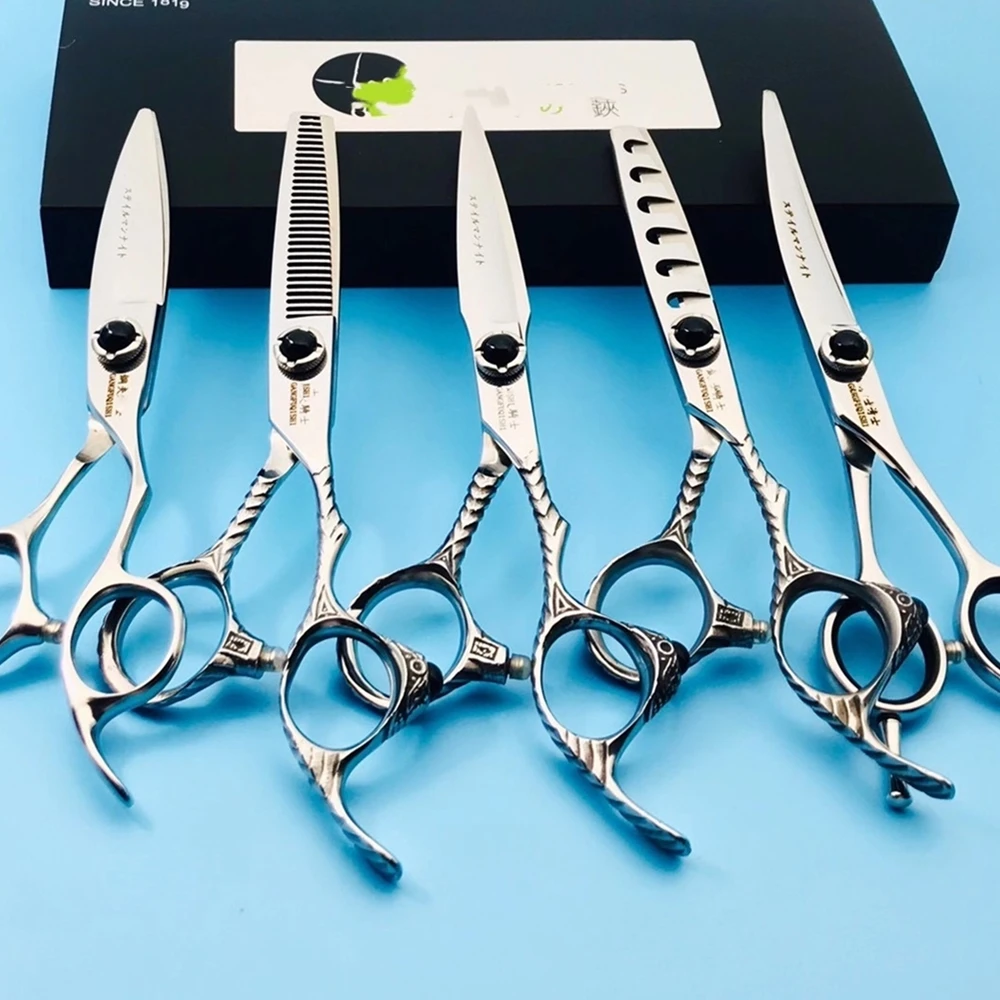 

[Boss favorite] Sharp Blade Professional Hair Scissors Cut Hair Cutting Salon Scissor Makas Barber Shears Hairdressing Scissors
